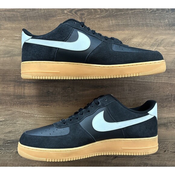 Nike Air Force 1 \'07 LV8 Black White Gum Men Size 21 Shoes FQ8714-004 New main image 7